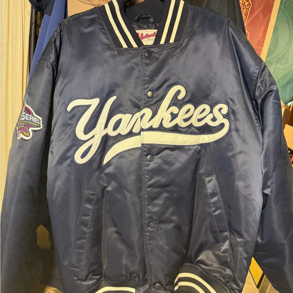 Vintage Yankees 2001 Blue Varsity Jacket